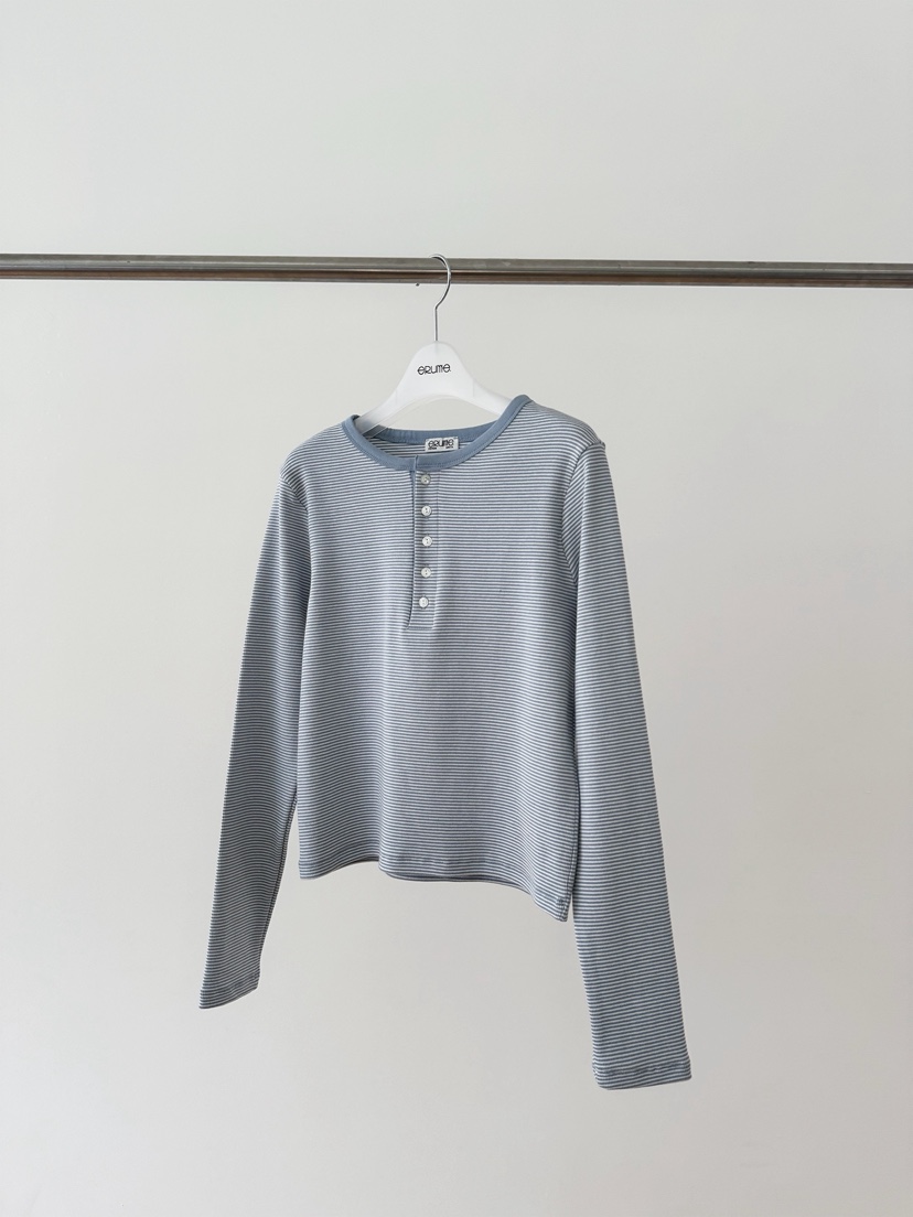 ERUME韓國直郵女裝新品熱賣休閑推薦26春夏職業人氣長袖T恤ERUME長袖T恤圖色3