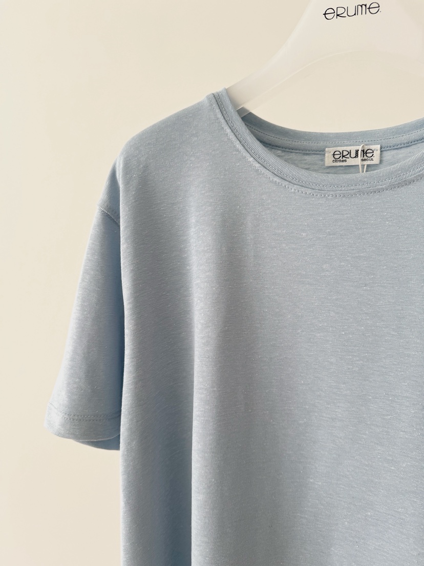 ERUME韓國東大門直郵女裝新款時尚職業推薦休閑人氣26春夏T恤ERUMET恤