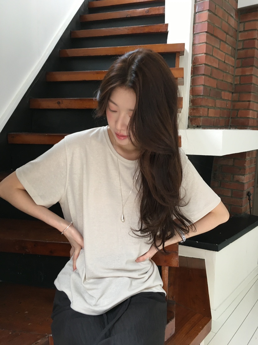 ERUME韓國東大門直郵女裝新款時尚職業推薦休閑人氣26春夏T恤ERUMET恤