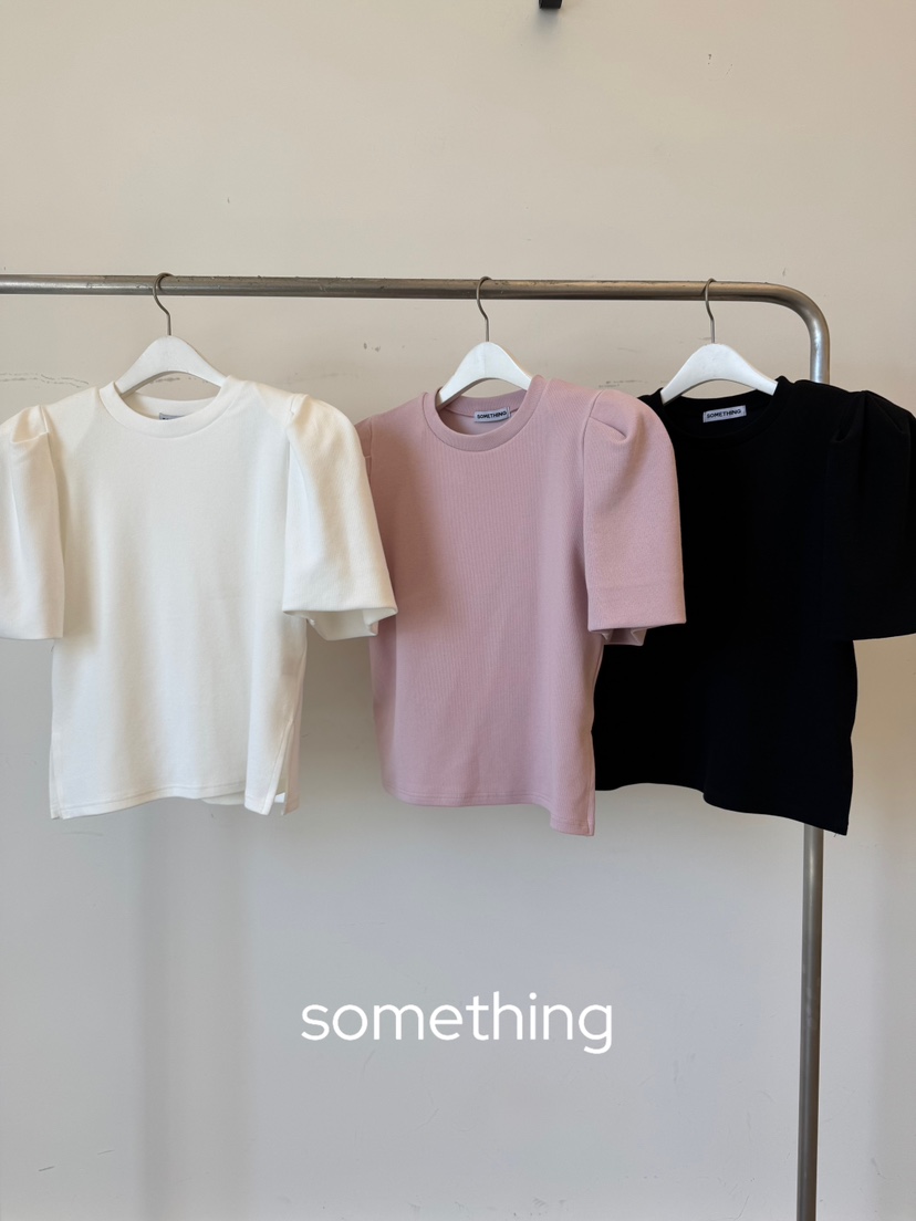 SOMETHING-L/FANCY韓國直郵女士新品休閑推薦人氣熱賣T恤SOMETHING-L/FANCYT恤
