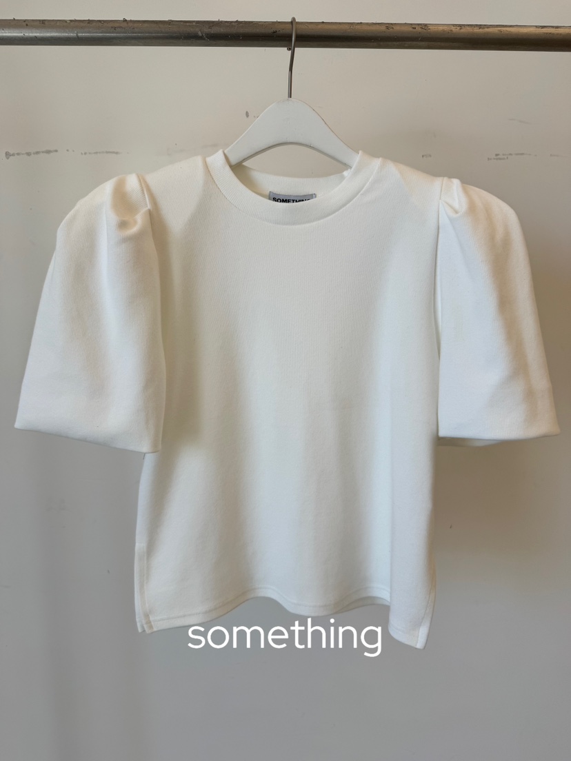 SOMETHING-L/FANCY韓國直郵女士新品休閑推薦人氣熱賣T恤SOMETHING-L/FANCYT恤圖色1