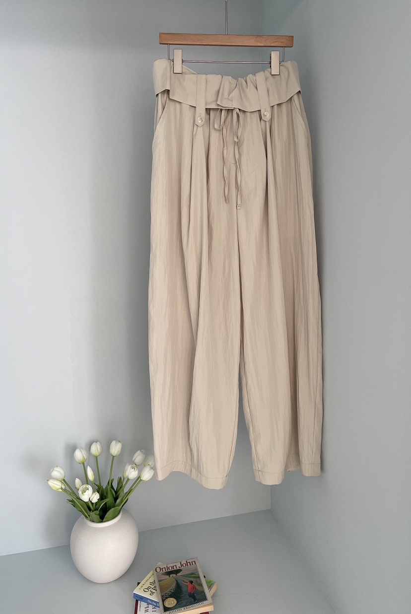 MINIQUEENS韓國直郵女士新品人氣推薦26春夏熱賣職業休閑褲MINIQUEENS休閑褲圖色2