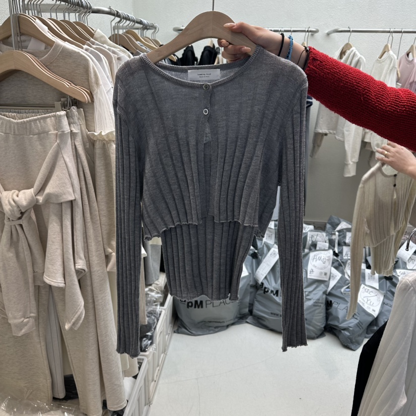 HUMMING BIRD韓國東大門直郵女士新款推薦熱賣套裝短款開衫HUMMING BIRD套裝圖色3