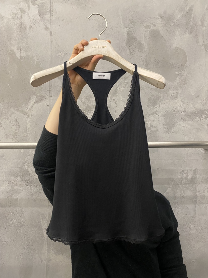 THE VETIVER-A韓國代購女裝新品熱賣人氣時尚吊帶背心蕾絲VETIVER吊帶/背心圖色3