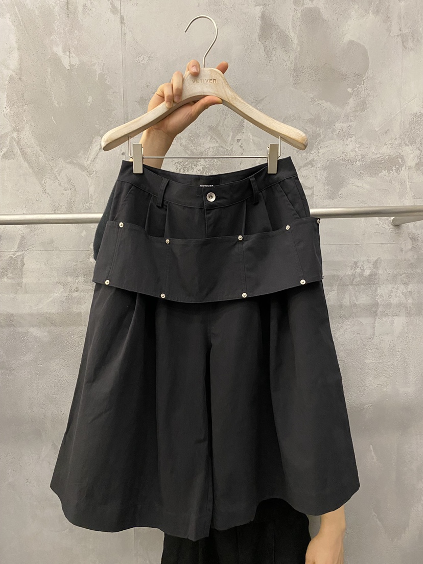 THE VETIVER-A韓國代購女士新款休閑時尚人氣推薦熱賣短褲VETIVER短褲圖色1