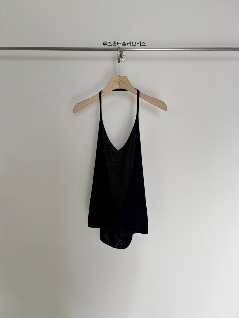 VERGAMOT韓國東大門直郵女士新款時尚熱賣職業吊帶背心寬松VERGAMOT吊帶/背心圖色3黑色