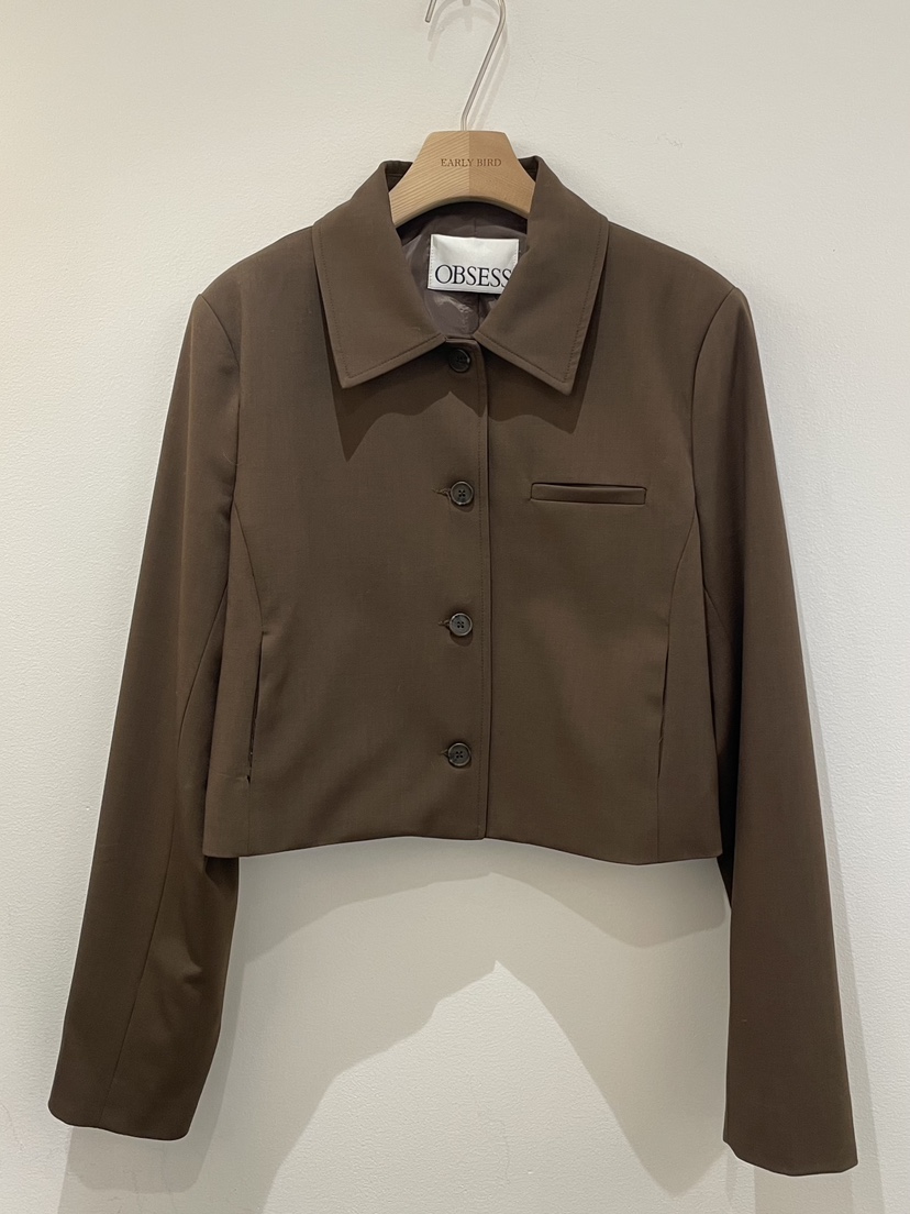 OBSESS韓國直郵女士新品26春夏熱賣人氣時尚職業推薦夾克OBSESS/EARLY BIRD夾克圖色1