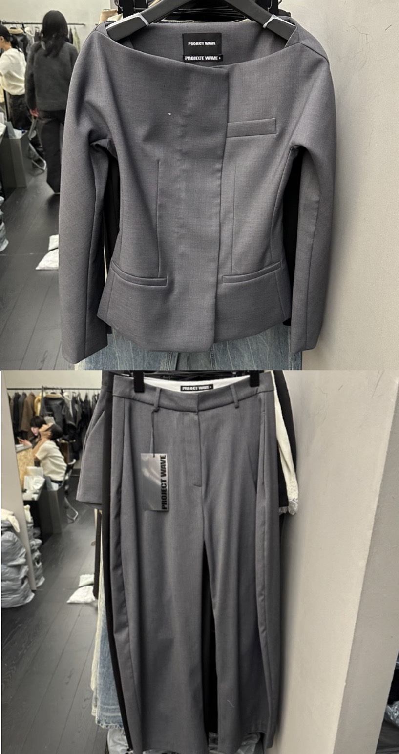 PROJECT WAVE-P韓國東大門直郵女裝新品休閑熱賣推薦套裝PROJECT WAVE套裝圖色1
