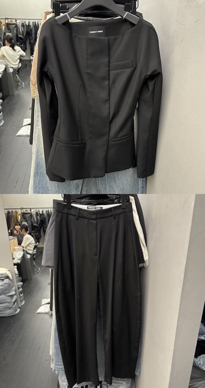 PROJECT WAVE-P韓國東大門直郵女裝新品休閑熱賣推薦套裝PROJECT WAVE套裝圖色2