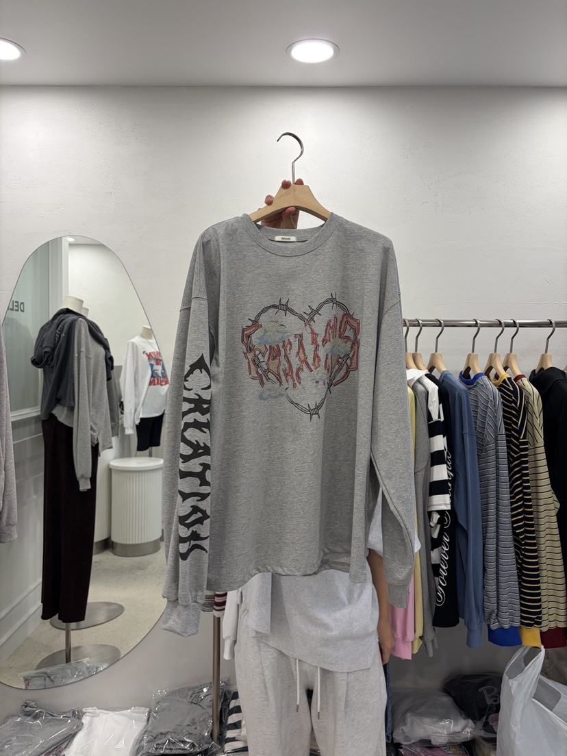 DELICATE韓國直郵女士新品推薦休閑人氣熱賣職業時尚長袖T恤DELICATE長袖T恤圖色2