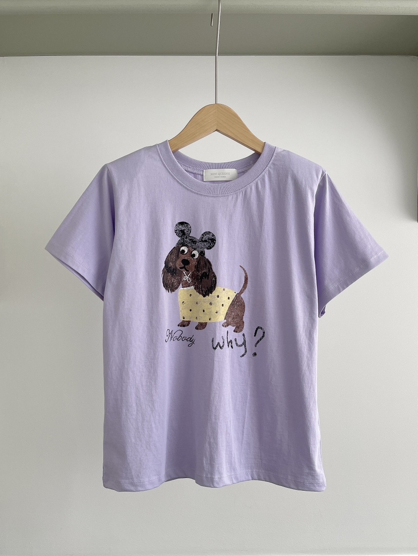 MINIQUEENS韓國直郵實拍女裝新款熱賣時尚26春夏職業推薦T恤MINIQUEENST恤圖色2