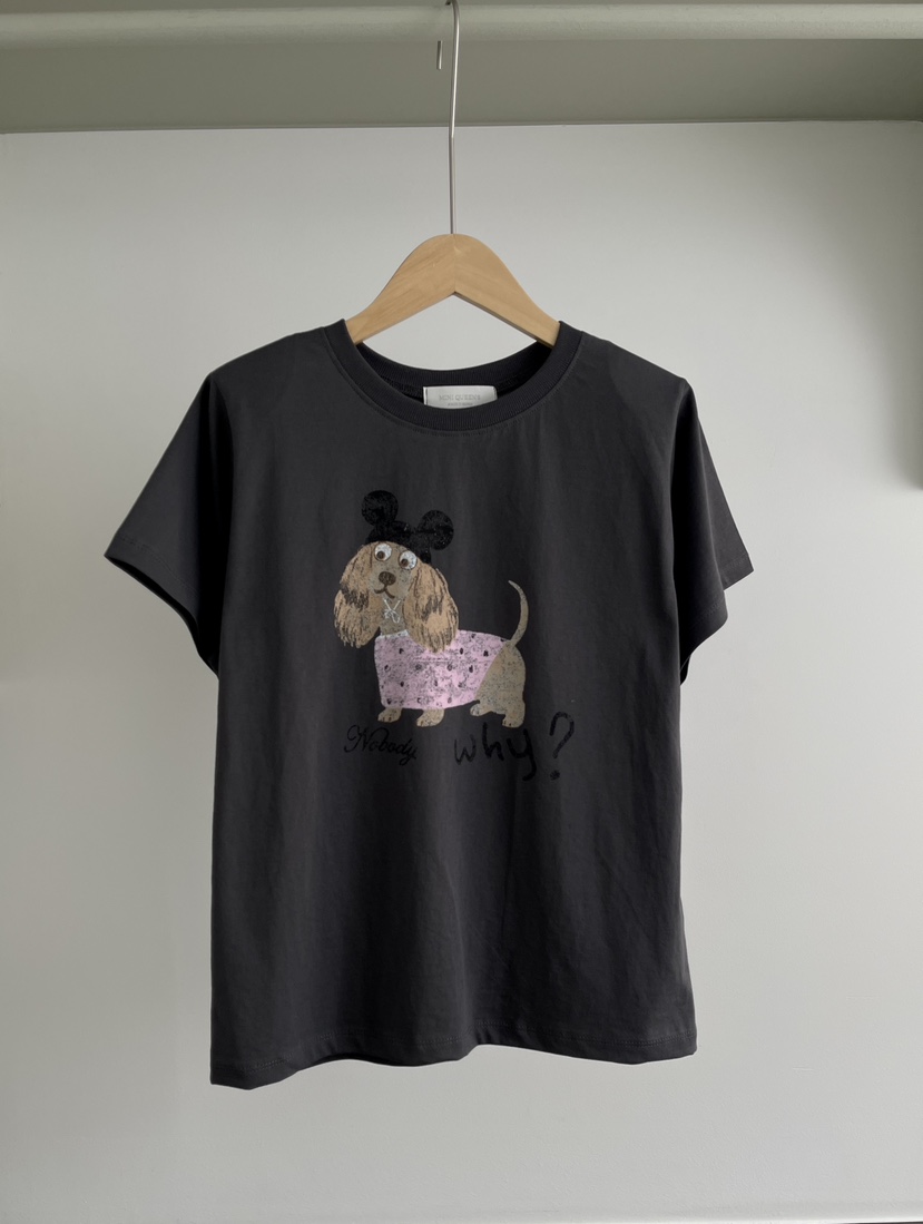 MINIQUEENS韓國直郵實拍女裝新款熱賣時尚26春夏職業推薦T恤MINIQUEENST恤圖色4