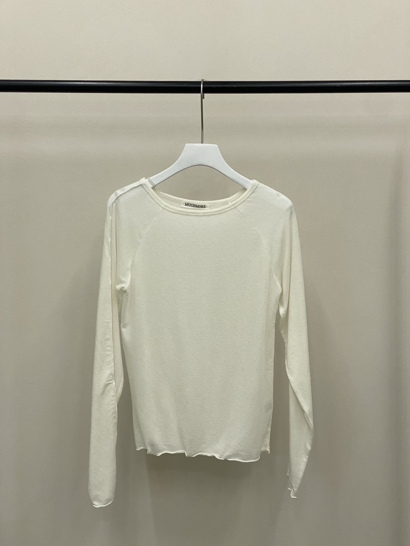 MUCH MORE/JACKPOT韓國東大門代購女士新款26春夏長袖T恤MUCH MORE/JACKPOT長袖T恤圖色1