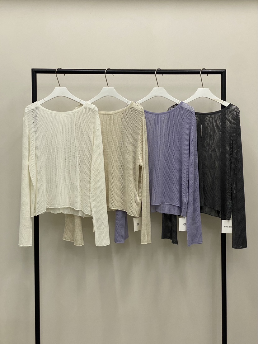 MUCH MORE/JACKPOT韓國直郵女士新款人氣休閑針織衫船領MUCH MORE/JACKPOT針織衫