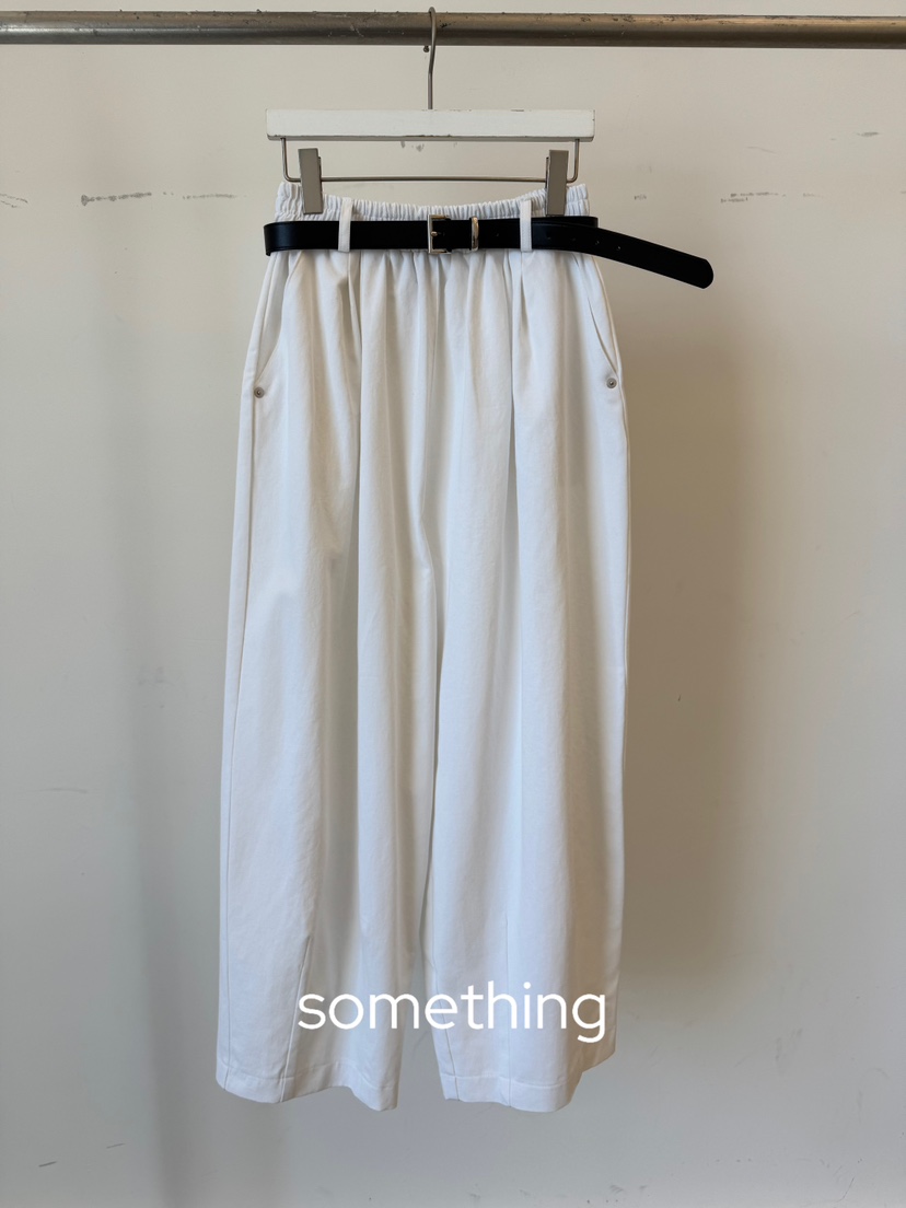 SOMETHING-L/FANCY韓國東大門直郵女裝新品休閑休閑褲含腰帶SOMETHING-L/FANCY休閑褲圖色2