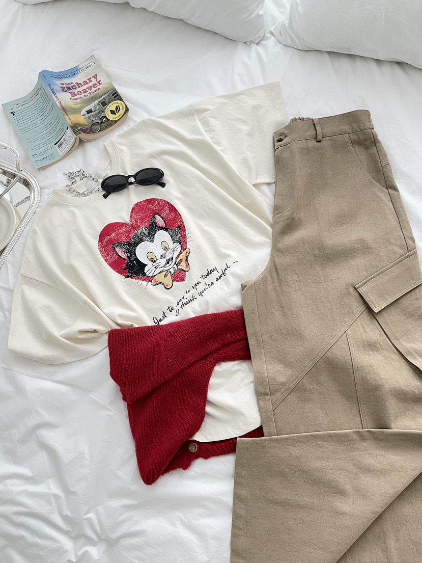 MINIQUEENS韓國東大門直郵女裝新款推薦熱賣休閑職業26春夏T恤MINIQUEENST恤