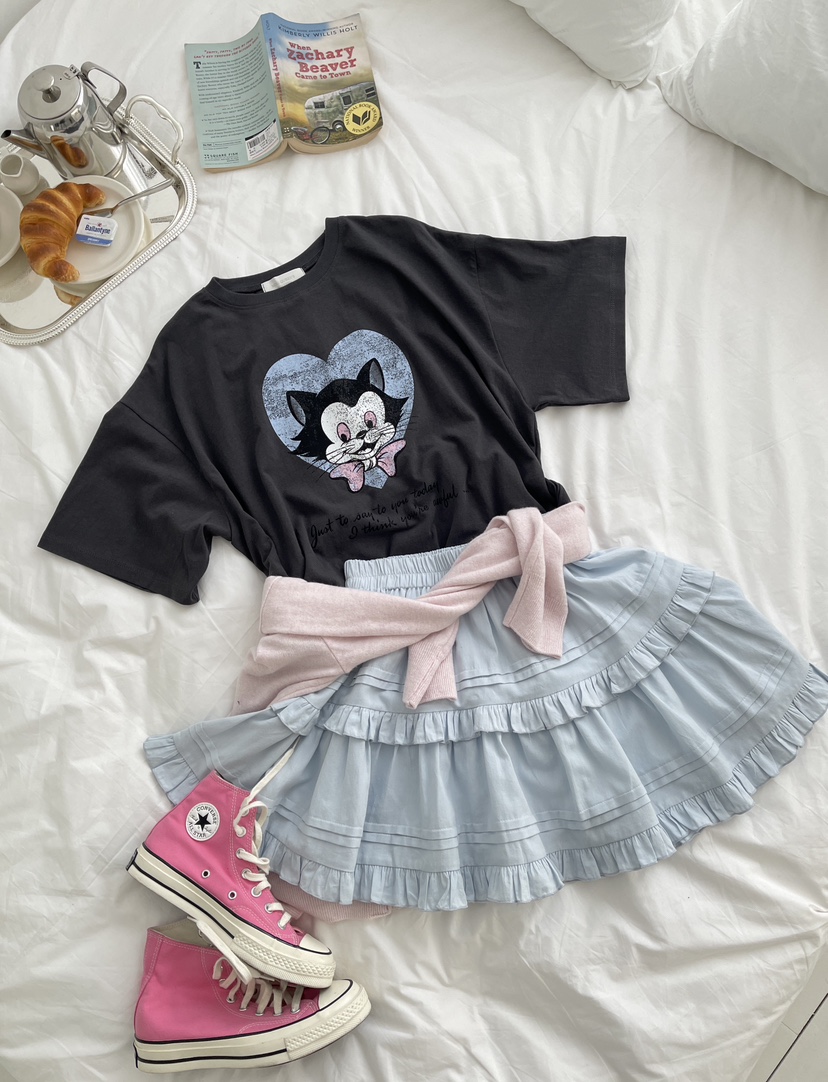 MINIQUEENS韓國東大門直郵女裝新款推薦熱賣休閑職業26春夏T恤MINIQUEENST恤