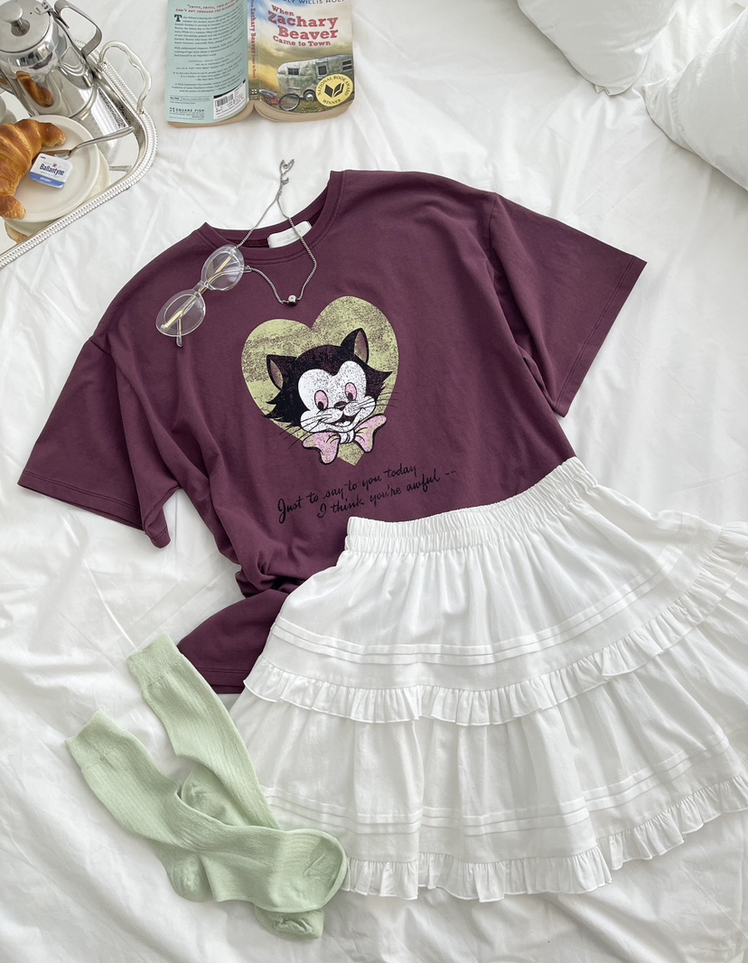 MINIQUEENS韓國東大門直郵女裝新款推薦熱賣休閑職業26春夏T恤MINIQUEENST恤