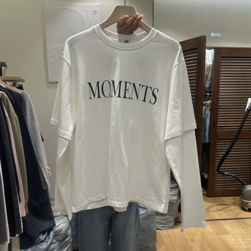 GILLI韓國直郵女裝新品26春夏休閑熱賣推薦職業時尚長袖T恤GILLI長袖T恤圖色1