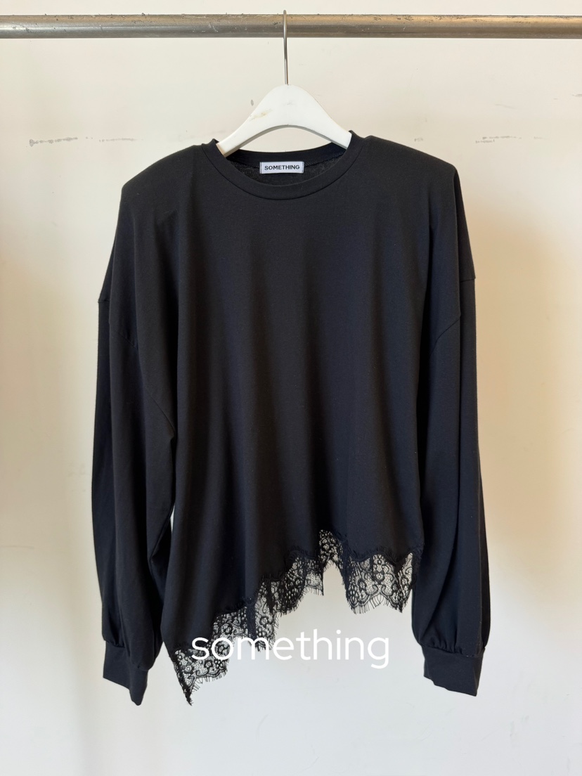 SOMETHING-L/FANCY韓國直郵實拍女裝新款職業推薦長袖T恤SOMETHING-L/FANCY長袖T恤圖色3