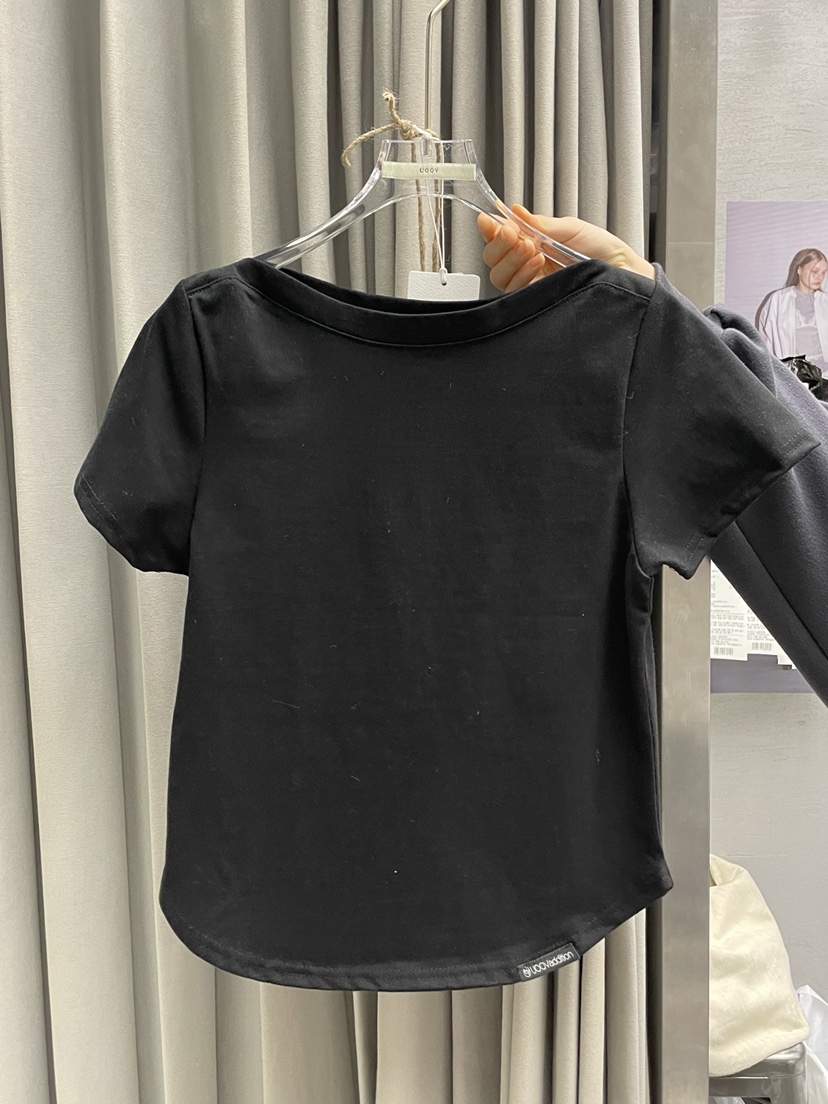 UOOV韓國東大門直郵女士新品26春夏休閑職業人氣推薦熱賣T恤UOOVT恤圖色3