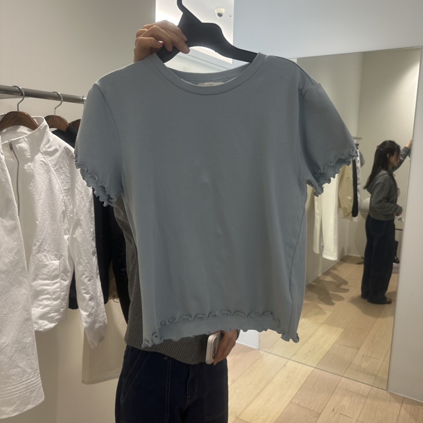 AGO韓國直郵女士新品26春夏推薦人氣職業休閑熱賣時尚T恤AGOT恤圖色3