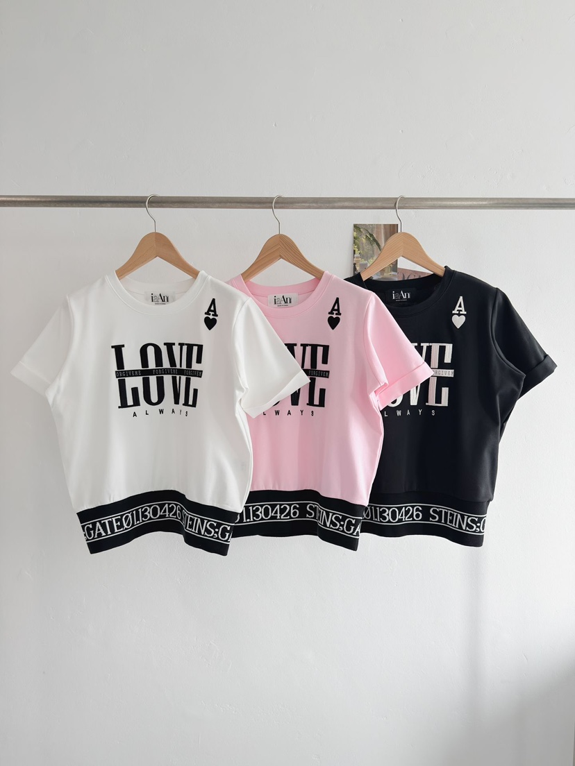 IAAN韓國直郵實拍女士新款人氣時尚26春夏熱賣休閑職業T恤iaAnT恤