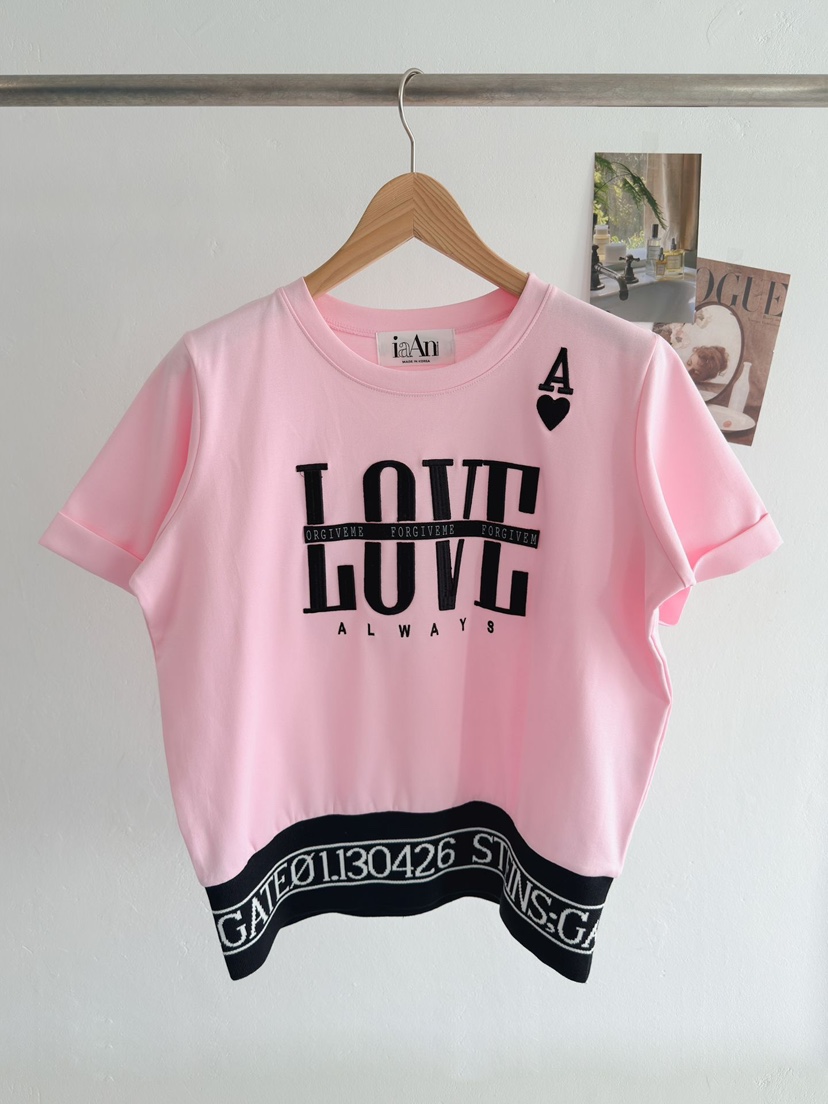 IAAN韓國直郵實拍女士新款人氣時尚26春夏熱賣休閑職業T恤iaAnT恤圖色2