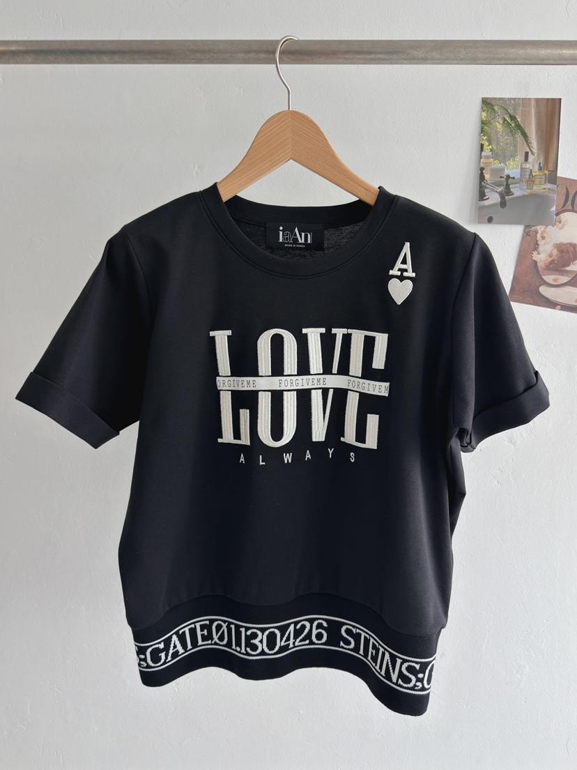IAAN韓國直郵實拍女士新款人氣時尚26春夏熱賣休閑職業T恤iaAnT恤圖色3