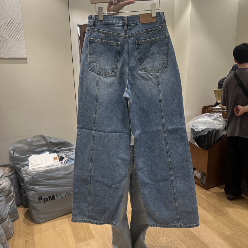 GILLI韓國代購女裝新品職業時尚休閑熱賣人氣推薦26春夏牛仔褲GILLI牛仔褲