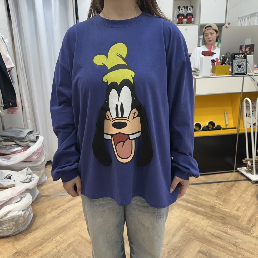 DE LINE韓國東大門代購女士新款26春夏職業人氣推薦長袖T恤DE LINE長袖T恤圖色3