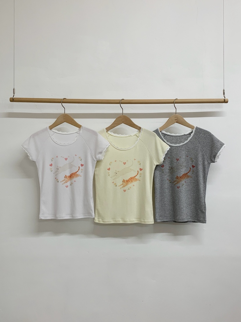 MORE THAN-P韓國東大門代購女士新品人氣推薦時尚26春夏T恤MORE THANT恤