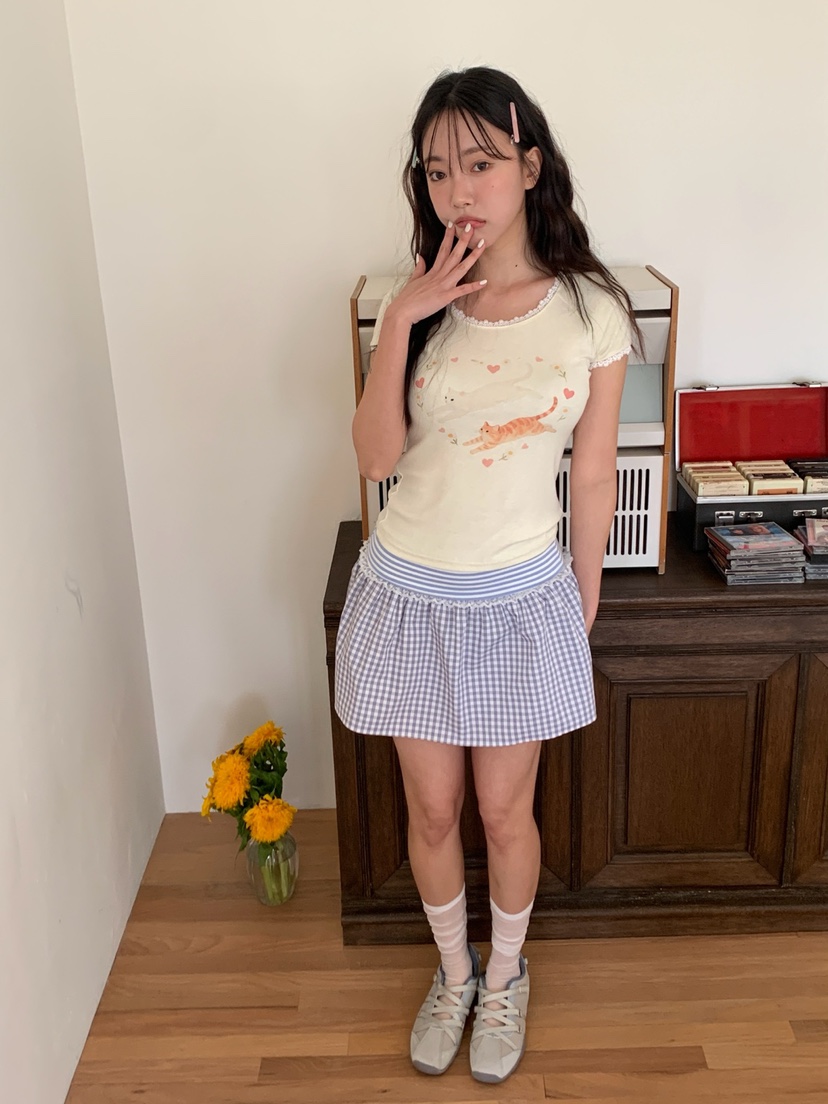 MORE THAN-P韓國東大門代購女士新品人氣推薦時尚26春夏T恤MORE THANT恤