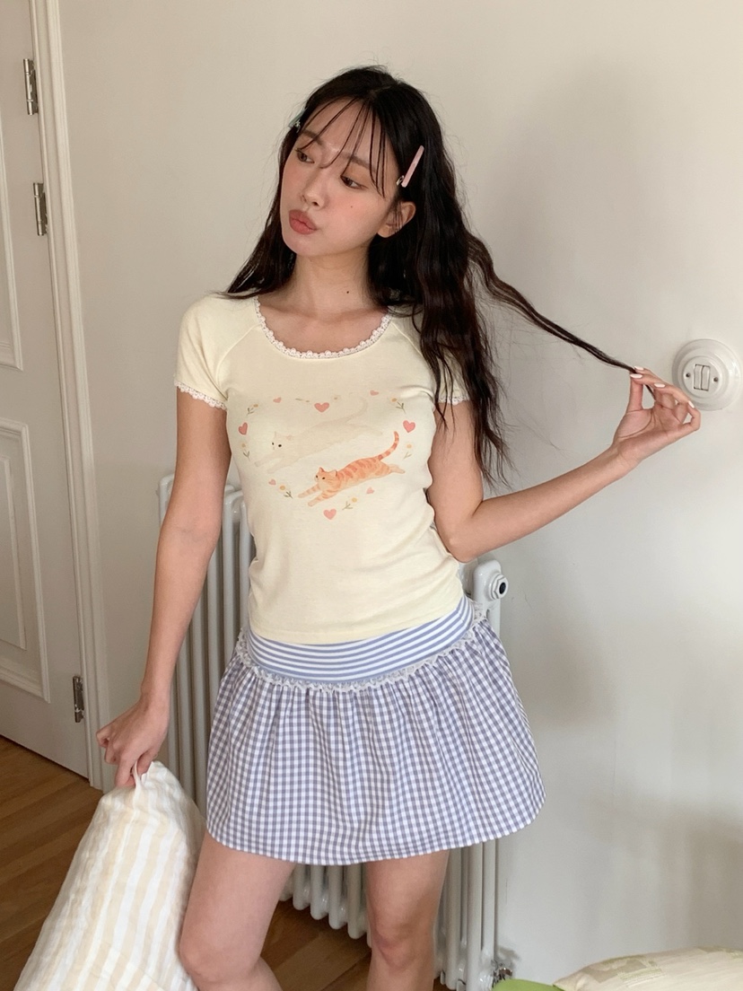 MORE THAN-P韓國東大門代購女士新品人氣推薦時尚26春夏T恤MORE THANT恤