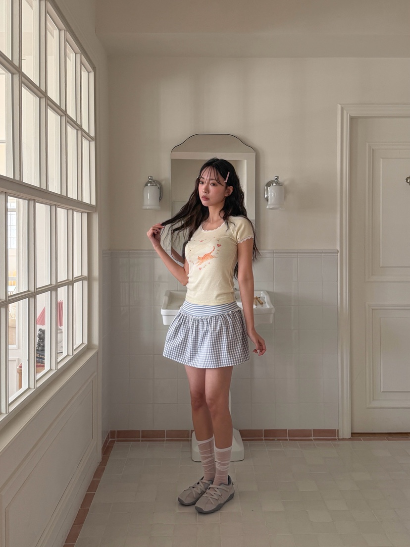 MORE THAN-P韓國東大門代購女士新品人氣推薦時尚26春夏T恤MORE THANT恤