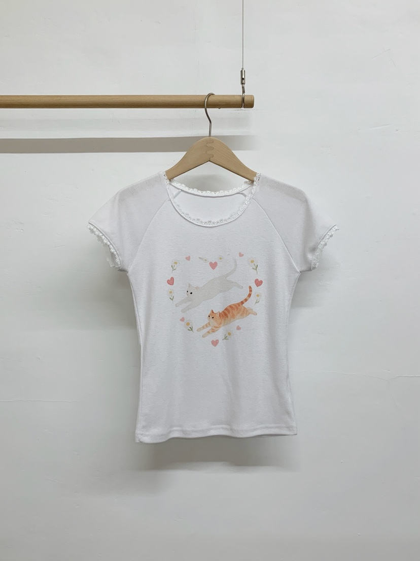 MORE THAN-P韓國東大門代購女士新品人氣推薦時尚26春夏T恤MORE THANT恤圖色1