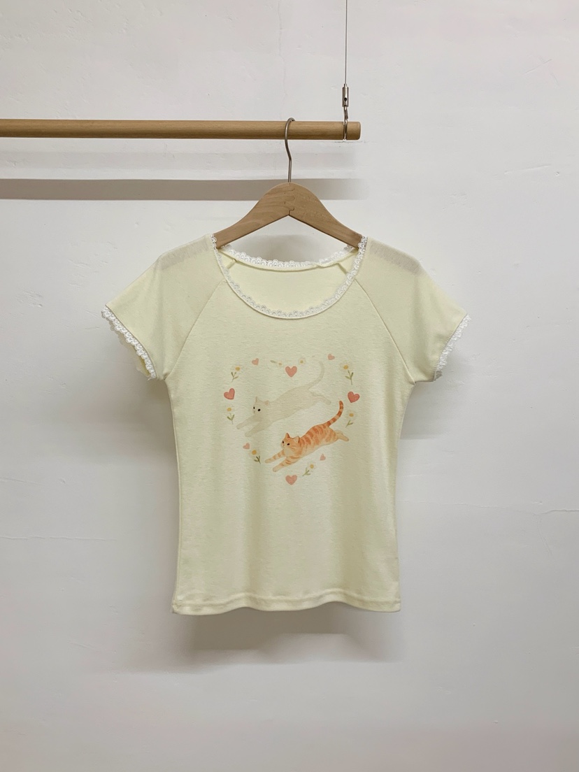 MORE THAN-P韓國東大門代購女士新品人氣推薦時尚26春夏T恤MORE THANT恤圖色2