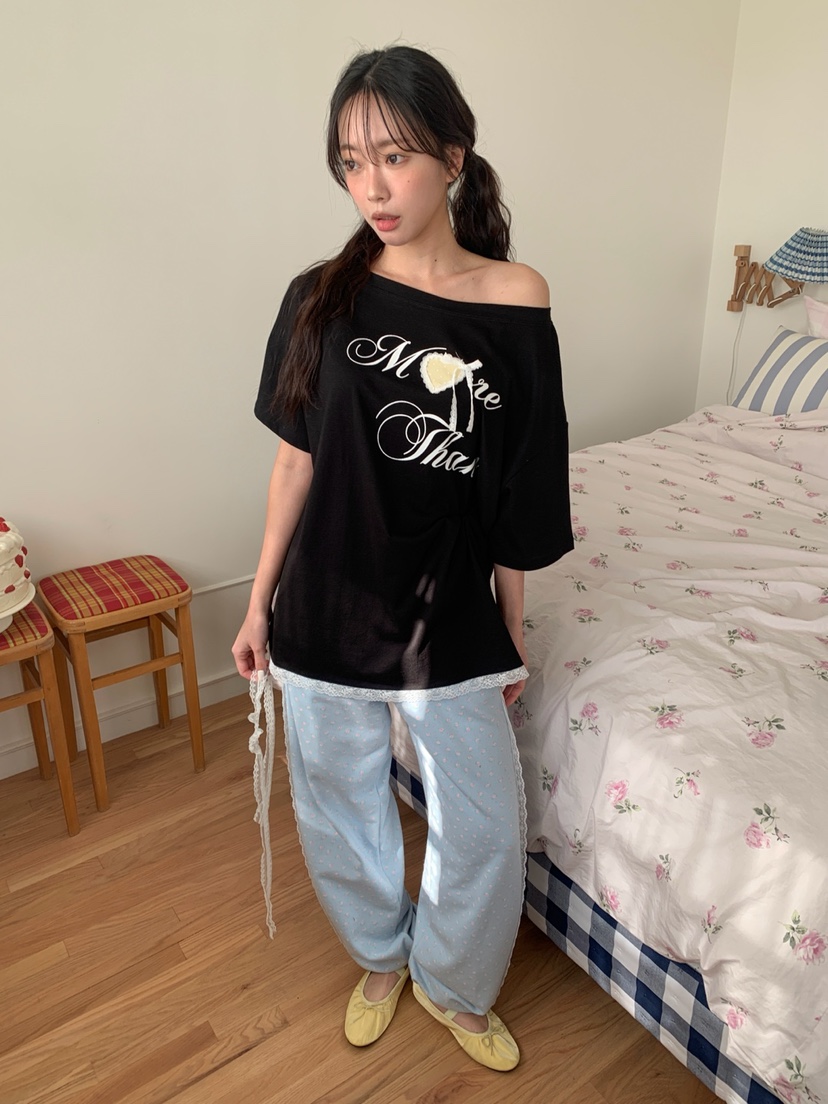 MORE THAN-P韓國東大門代購女裝新品26春夏推薦時尚T恤MORE THANT恤