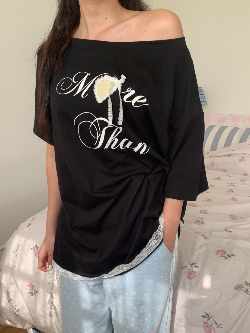 MORE THAN-P韓國東大門代購女裝新品26春夏推薦時尚T恤MORE THANT恤