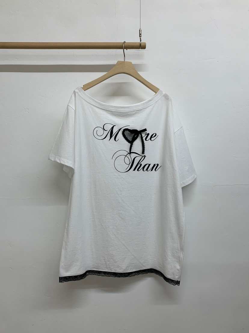 MORE THAN-P韓國東大門代購女裝新品26春夏推薦時尚T恤MORE THANT恤圖色1