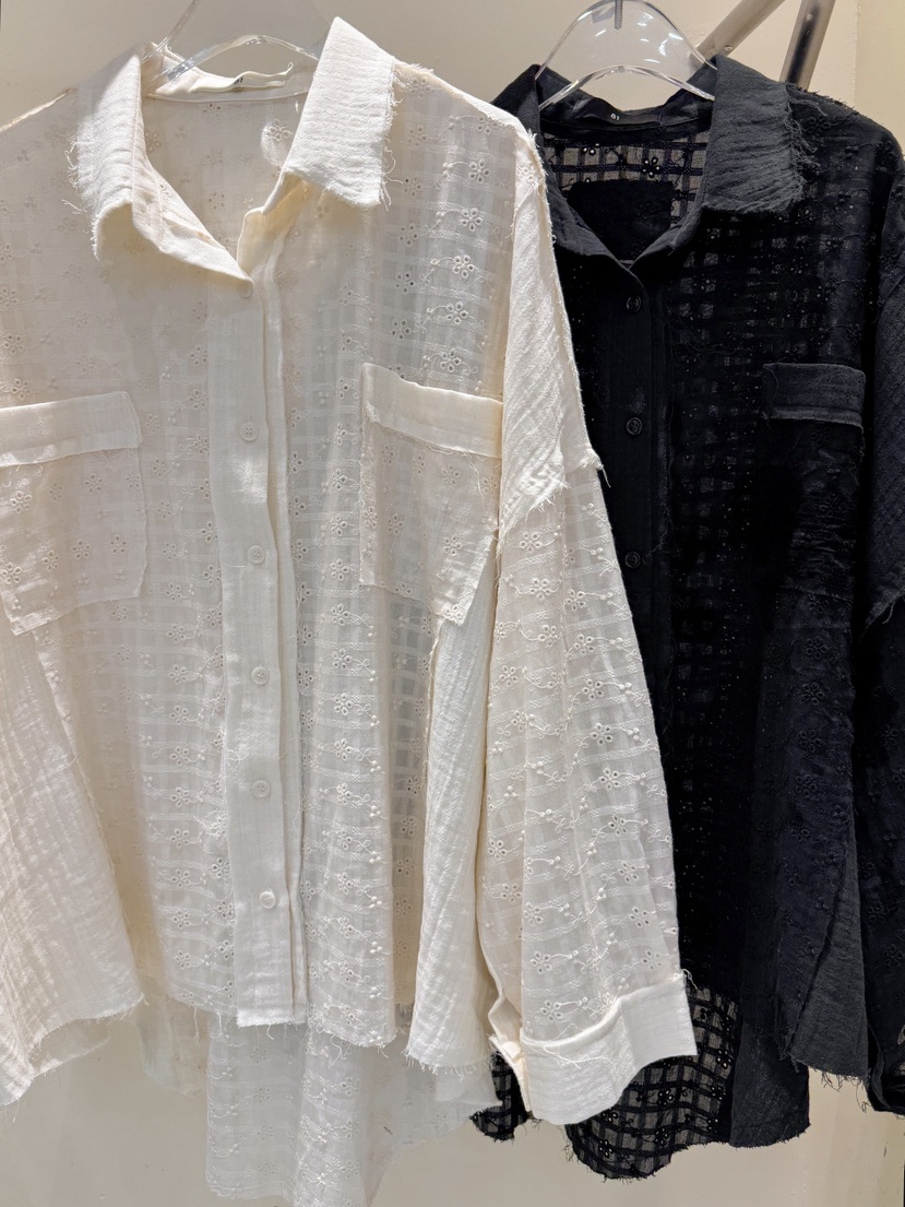 81 MARKET-L韓國直郵實拍女裝新款26春夏休閑襯衫蕾絲衫81 MARKET-L襯衫/蕾絲衫