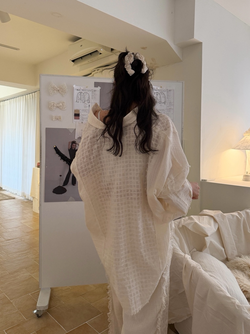 81 MARKET-L韓國直郵實拍女裝新款26春夏休閑襯衫蕾絲衫81 MARKET-L襯衫/蕾絲衫