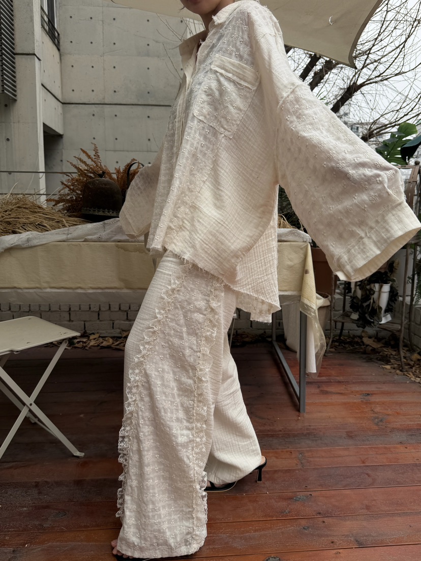 81 MARKET-L韓國代購女裝新品熱賣時尚人氣職業26春夏休閑褲81 MARKET-L休閑褲