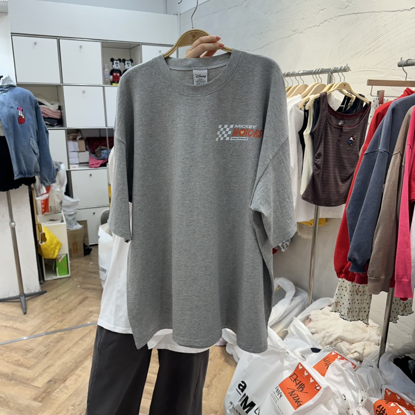 DE LINE韓國代購女裝新款時尚人氣休閑26春夏熱賣推薦T恤DE LINET恤圖色2