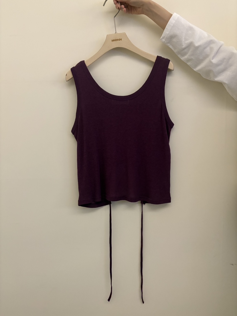 BALANCE韓國代購女士新品26春夏人氣熱賣職業休閑吊帶背心BALANCE吊帶/背心圖色3紫色
