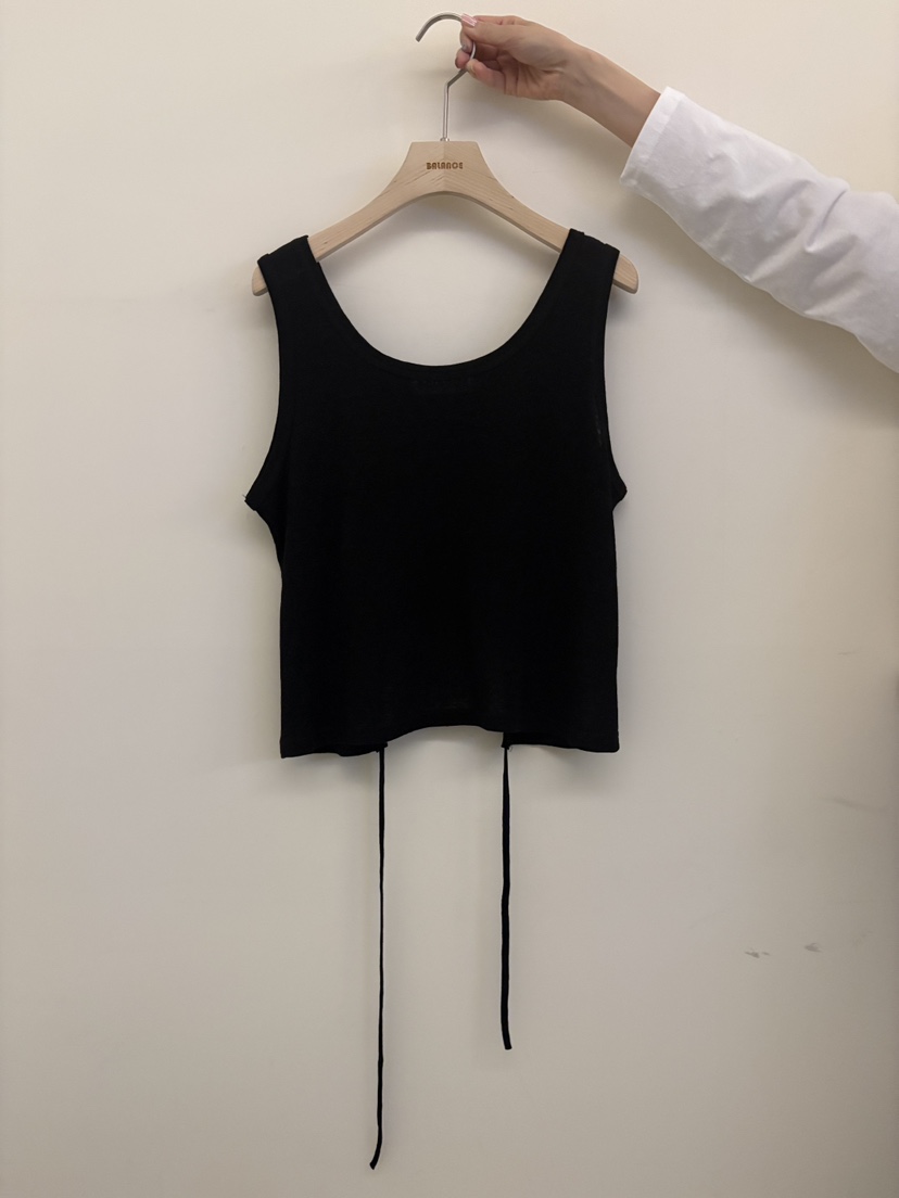 BALANCE韓國代購女士新品26春夏人氣熱賣職業休閑吊帶背心BALANCE吊帶/背心圖色4黑色