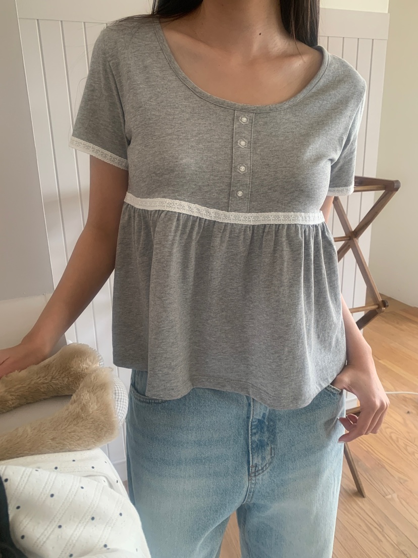 MORE THAN-P韓國代購女士新款推薦職業人氣26春夏休閑T恤MORE THANT恤