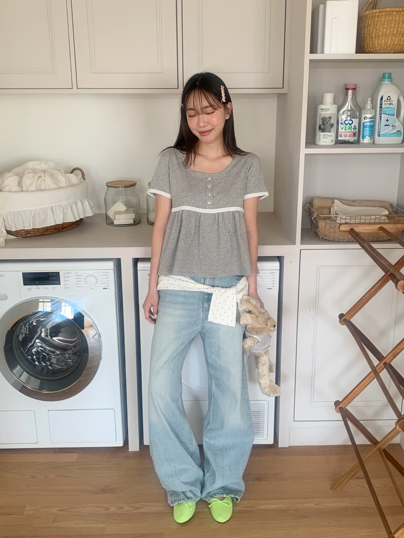 MORE THAN-P韓國代購女士新款推薦職業人氣26春夏休閑T恤MORE THANT恤