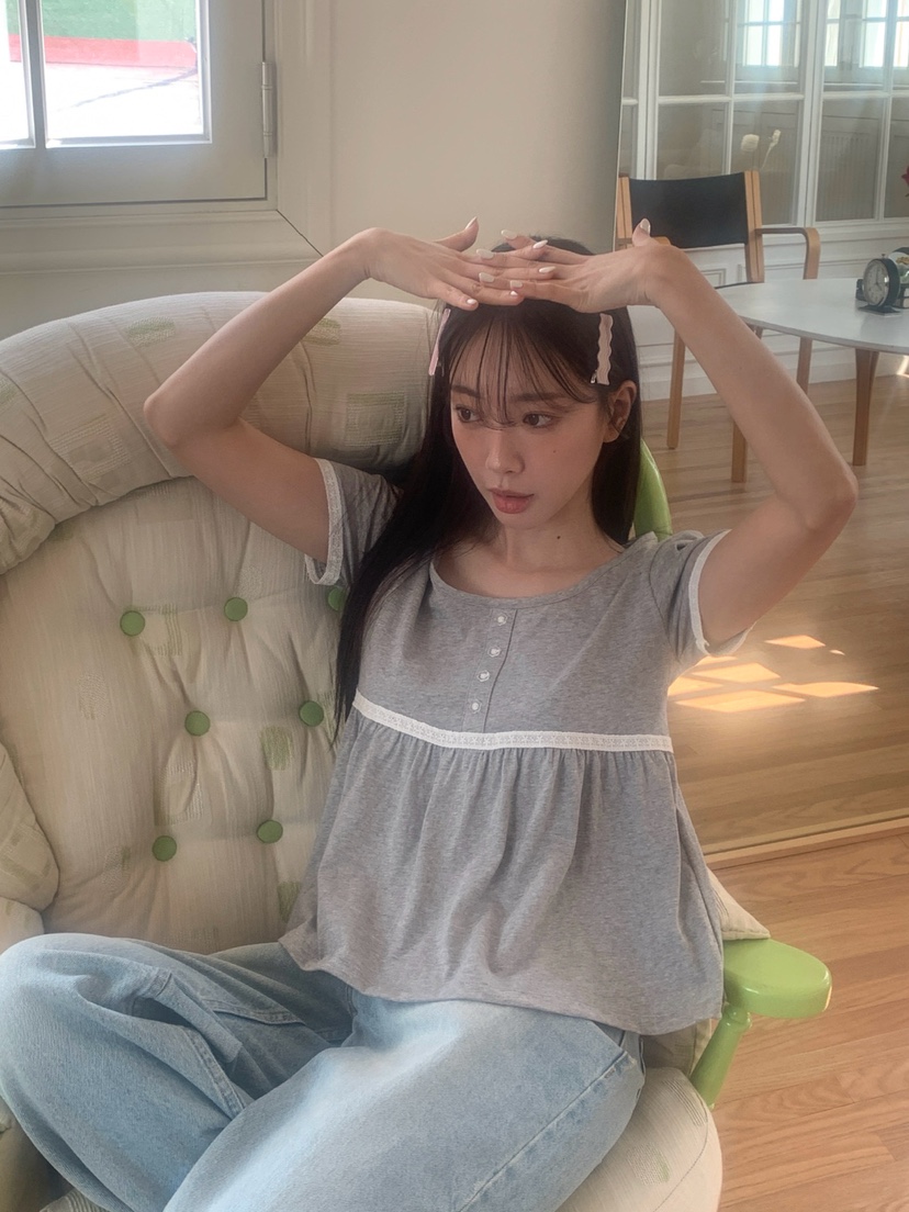 MORE THAN-P韓國代購女士新款推薦職業人氣26春夏休閑T恤MORE THANT恤