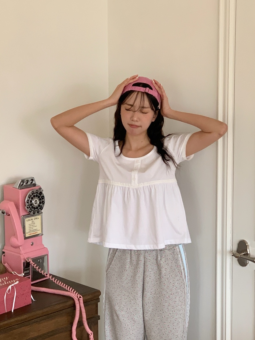 MORE THAN-P韓國代購女士新款推薦職業人氣26春夏休閑T恤MORE THANT恤